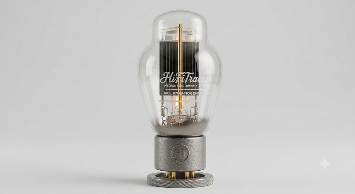 HiFiTracker reference vacuum tube with brass details